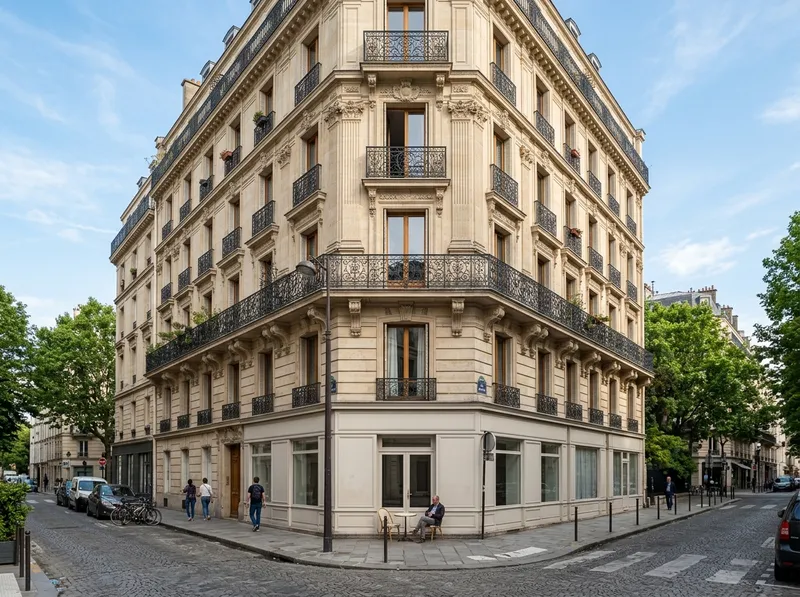 Immeuble parisien en copropriété