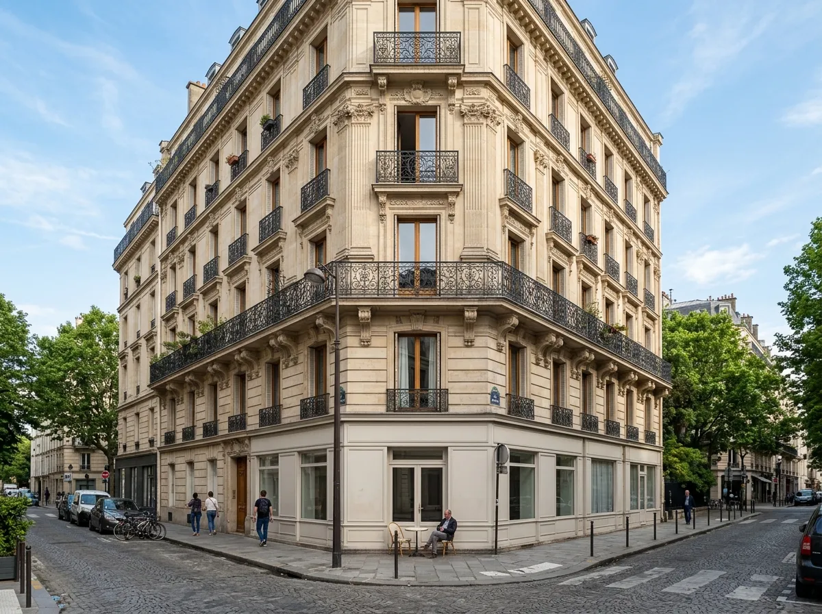Immeuble parisien en copropriété