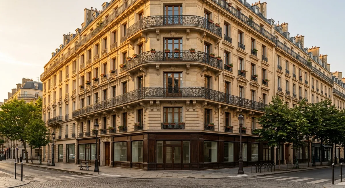 Immeuble parisien moderne