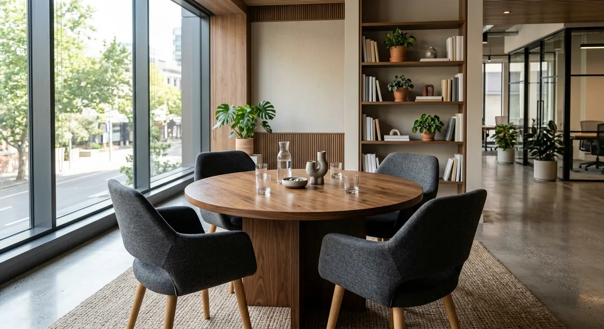 Intérieur d'une agence d'assurance