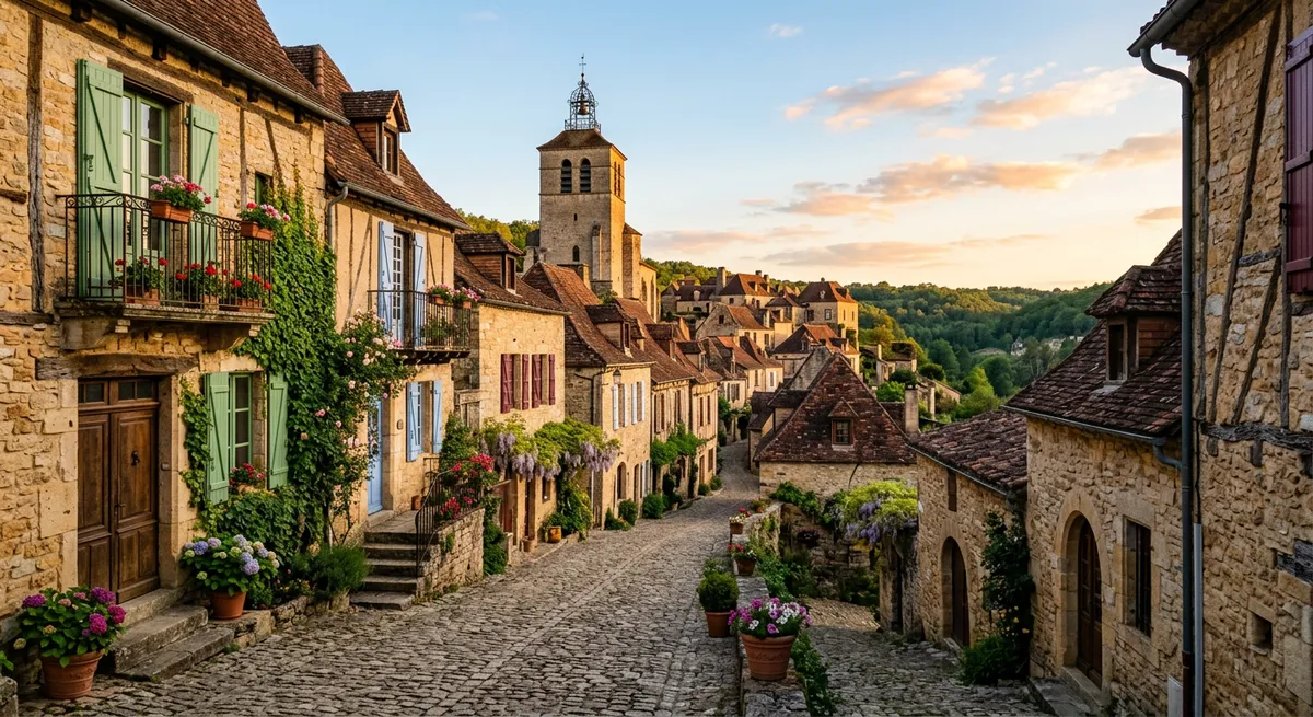Village français traditionnel