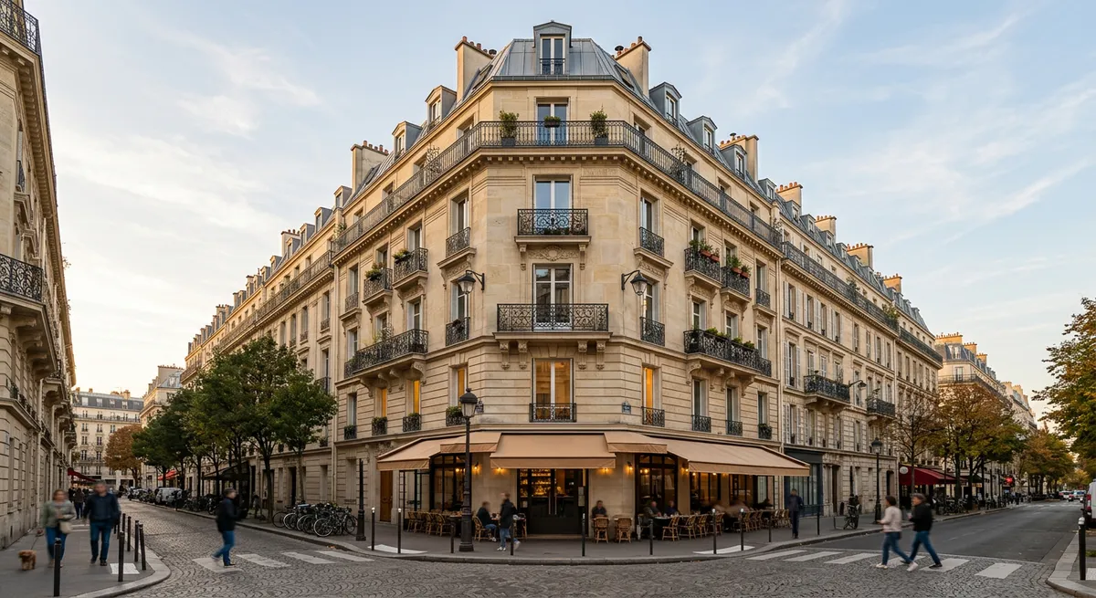 Immeuble parisien moderne