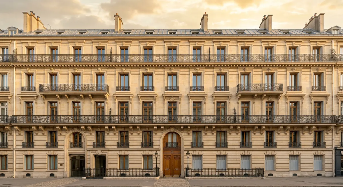 Façade d'immeuble haussmannien